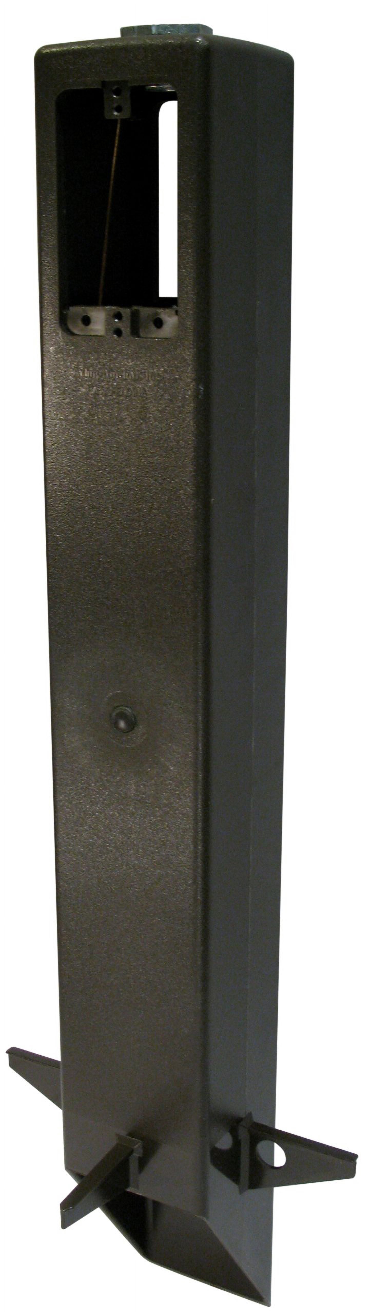 OUTDOOR LIGHT FIXTURE WITH GFCI SUPPORT POST 26 IN. BRONZE