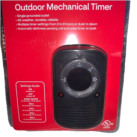 OUTDOOR MECHANICAL TIMER