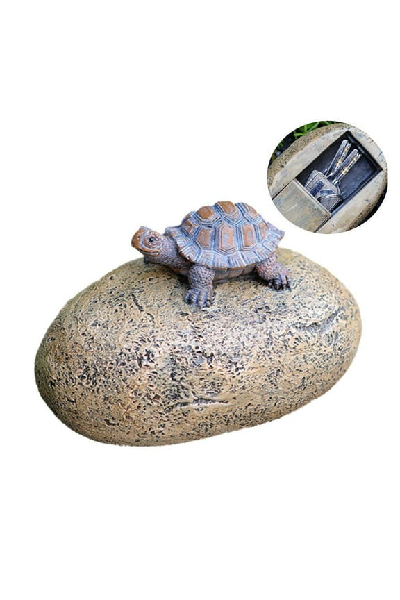 OUTDOOR ROCK HIDE A KEY HOUSE HOME Emergency Spare Car Hider Safe Key New