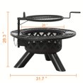 OUTDOORS Wood Fire Pit Outdoor Wood Burning Fire Pits, Patio Fire Pit