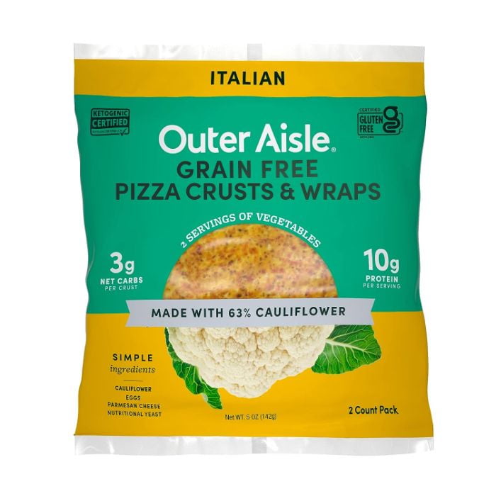 OUTER AISLE GOURMET CRUSTS PIZZA ITALIAN 5 OZ Pack of 12
