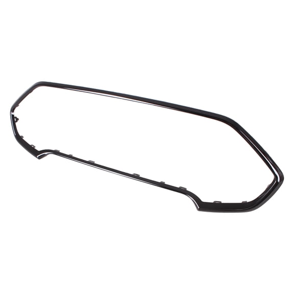 OUTER GRILLE MOLDING; FOR S MODEL; PAINTED BLACK; MADE OF PLASTIC;