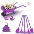 thumbnail image 1 of OUTGOO Kids Gardening Tools Set, 10pcs Kids Gardening Tools with Wheelbarrow, Shovel, Rake, Leaf Rake, Outdoor Toddler Toys Yard Digging Weed Pretend Toys for Boys Girls Age 3+, 1 of 7