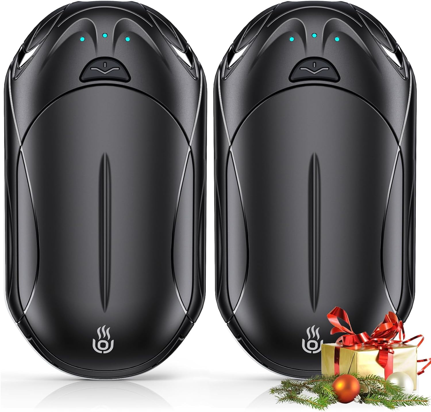 Chauffe Main Rechargeable FANDLISS Lot De 2 10000 MAh Chaufferette Chaufferette Main