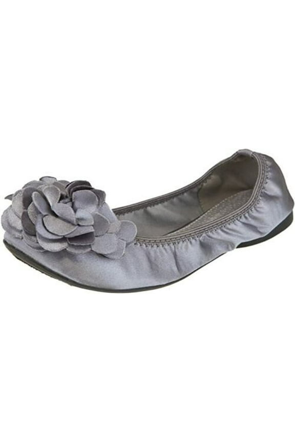 WOMEN'S POPPY SLIP ON BALLET FLAT SHOES sz 11 M PEWTER 148165