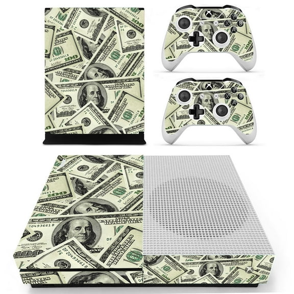 OUTMOIN Custom Photo Full Body Vinyl Skin Stickers for Xbox One S Console and Controllers