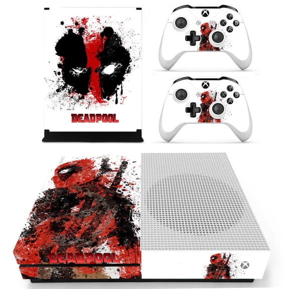 OUTMOIN Custom Photo Full Body Vinyl Skin Stickers for Xbox One S Console and Controllers
