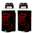 thumbnail image 1 of OUTMOIN Full Body Vinyl Skin Stickers for PS5 Disc Edition Console and Controllers - Red Skull, 1 of 1