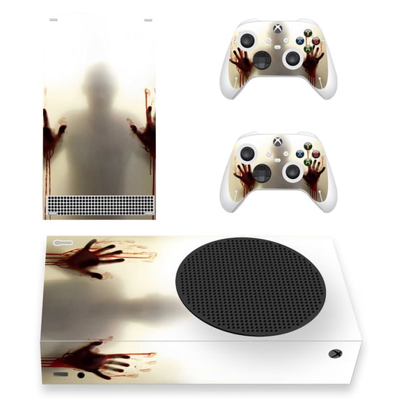 OUTMOIN Full Body Vinyl Skin Stickers for Xbox Series S Console and Controllers - Terror