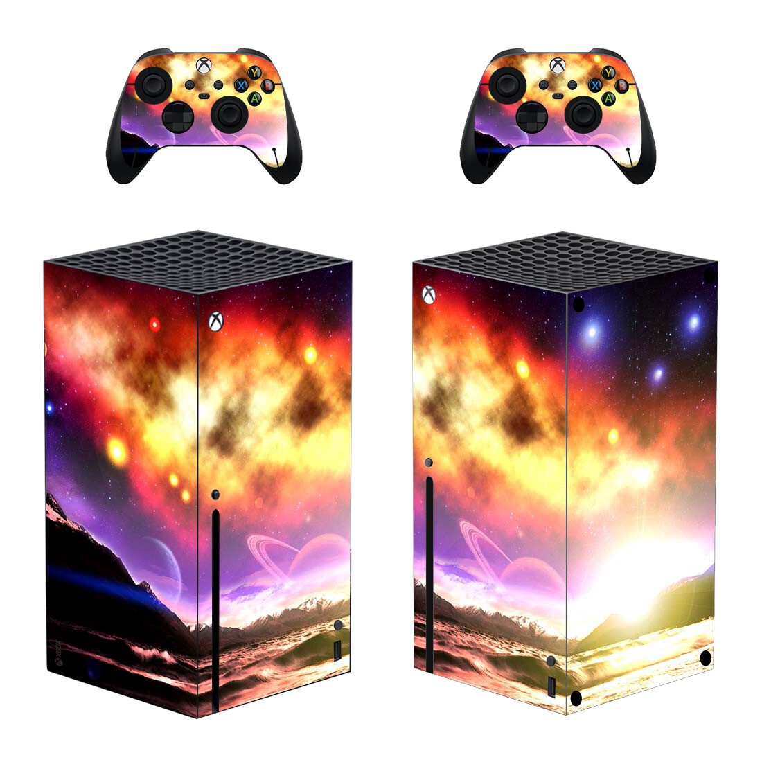 OUTMOIN Full Body Vinyl Skin Stickers for Xbox Series X Console and ...