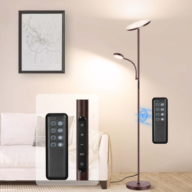 Led touch floor lamp hot sale