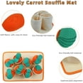 thumbnail image 1 of OUTOP Snuffle Mat for Dogs Slow Feeding Mat Durable Dog Foraging Mat with 8 Carrots Encourages Natural Foraging Skills, 1 of 3