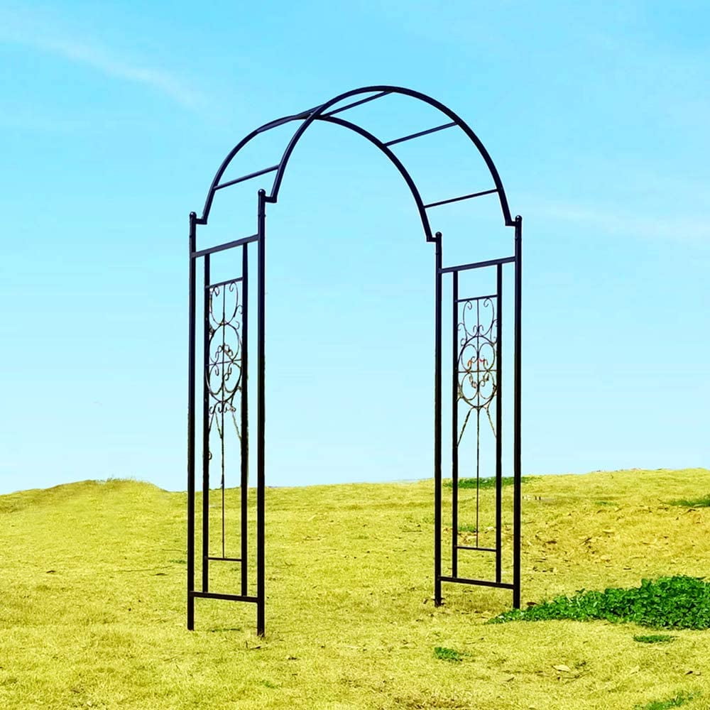 OUTOUR Garden Arch Arbor Arbour Trellis Archway for Climbing Plants ...