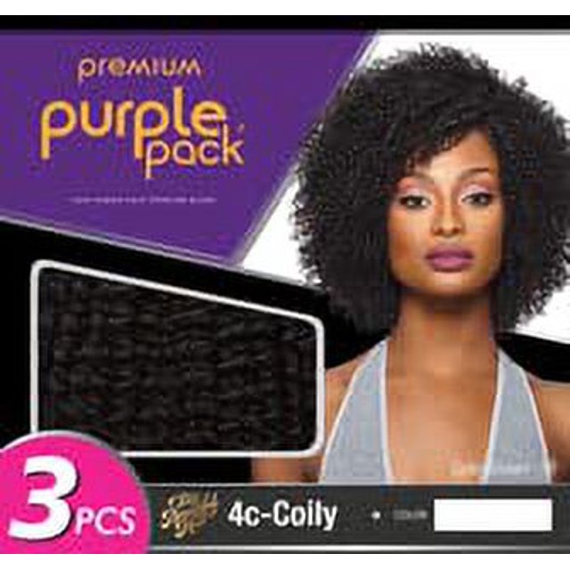 OUTRE PURPLE PACK HUMAN HAIR BLEND BIG BEAUTIFUL WEAVE 4C COILY