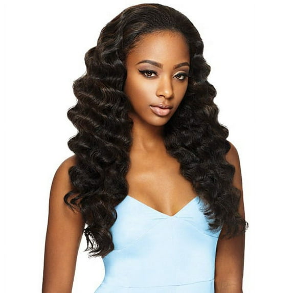 OUTRE Synthetic Hair Half Wig Quick Weave Ashani (DRRED)