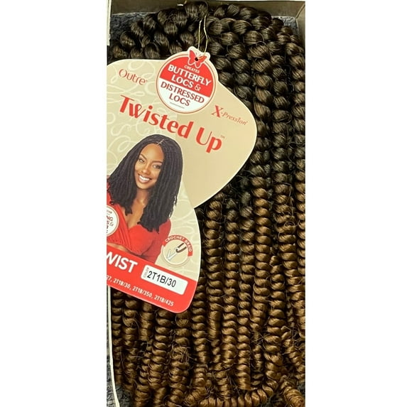 OUTRE. X-Pression. SPRING TWIST 8″. *CREATES BUTTERFLY LOCS & BOMB TWISTS.