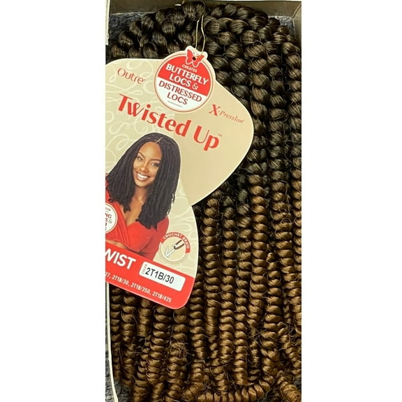 OUTRE. X-Pression. SPRING TWIST 8″. *CREATES BUTTERFLY LOCS & BOMB TWISTS.