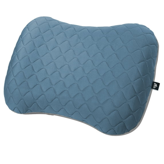 OUTSKIRT Ultra-Light Camping Pillow, 2-in-1 Inflatable Pillow for Camping, Backpacking Pillow with Removable Cover, Blue