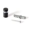 thumbnail image 1 of OUTWATER Sign Standoff 1/2" Diameter x 1/2" Barrel Length Black Aluminum Eco Series Easy Fasten Standoff Pack of 4, 1 of 7