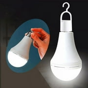 OUTlOU Household appliances 2 Pack Multifunctional Rechargeable 12W Emergency LED Bulbs Equivalent 5000K Bright Outdoor Hanging Lights For Power Outage Camping Garden Party