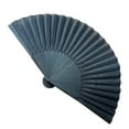 thumbnail image 1 of OUTlOU Household appliances Wedding Hand Dance Party Pattern Black silk Folding Fan Held Fans, 1 of 1