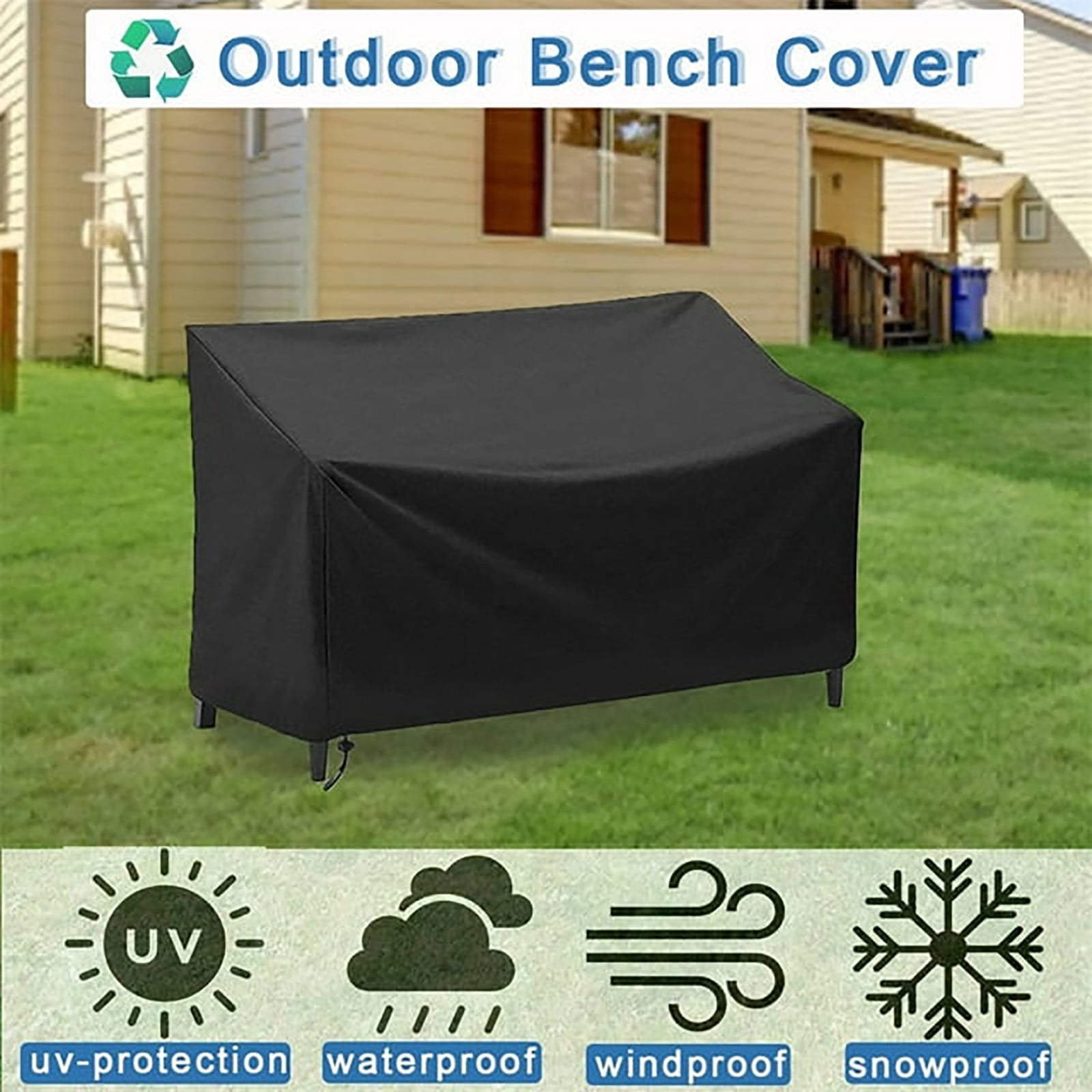 OUTlOU Patio Furniture Cover Outdoor Heavy Duty Patio Furniture Chair Cover Loveseat Cover With