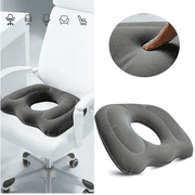 OUTlOU Suitable for Indoor Use Minicloss Donut Seat Cushion Large Tailbone Pillow for Car Or Truck Chair Wheelchair Back Bed Coccyx Hemorrhoid Sciatica