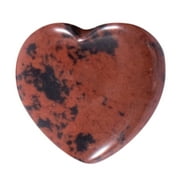 OUTlOU Suitable for decorating homes 20mmX20mmX6mm Natural Crystal Love Ornament Gift Non-Porous Peach Heart Eye Stone Heart-Shaped Pink Crystal Stone
