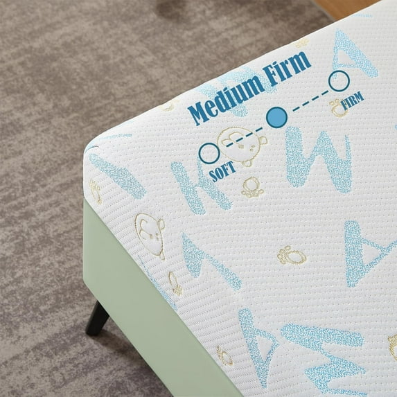 OUUI 6 inch Queen Size Memory Foam Mattress, Removable Washable Cover Cooling Medium Feel, Bed-in-a-Box, CertiPUR-US Certified