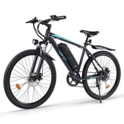 OUXI 26 Electric Bike for Adults, 500W Motor Electric Bicycles with 36V 10.4Ah Battery, 20MPH Ebike, E-bike for Adults, E Bike UL2849