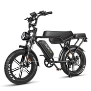 OUXI V8 Max Electric Bike for Adults, 48V 30Ah Battery 20" Fat Tire Electric Mountain Fat Tire Ebike 750W 28MPH, UL2849