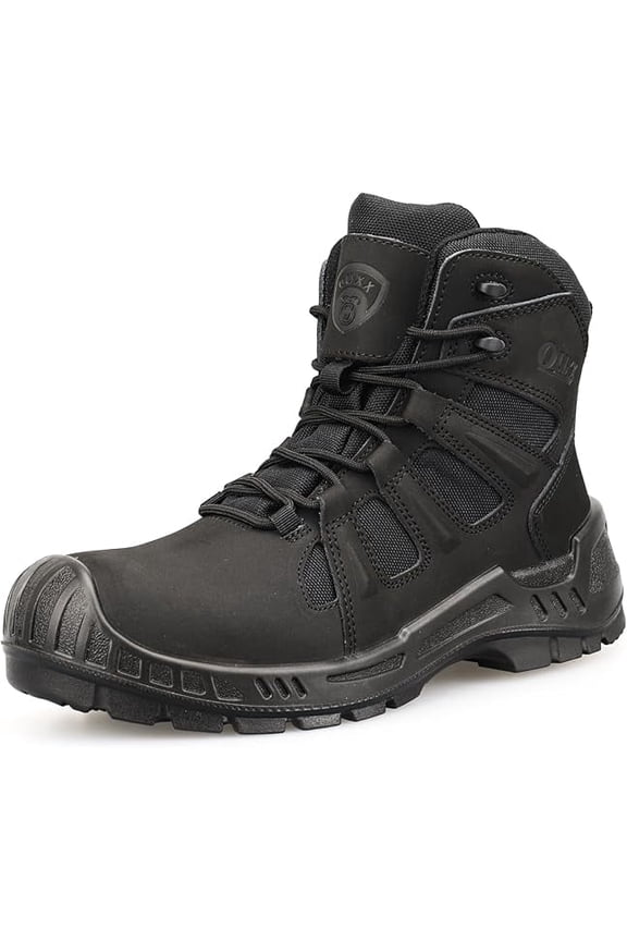 Men‘s 6” Lightweight Waterproof Composite Toe Work Boots, ASTM F2413-18 Rated, EH Protection, Slip Resistant Metal Free Safety Boots