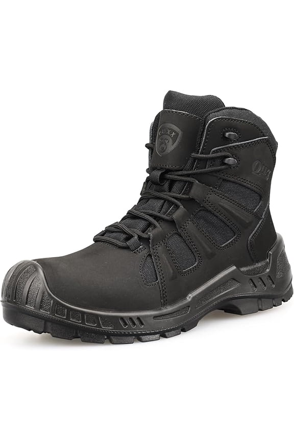 Men‘s 6” Lightweight Waterproof Composite Toe Work Boots， ASTM F2413-18 Rated， EH Protection， Slip Resistant Metal Free Safety Boots