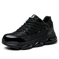 thumbnail image 1 of OUYUNKKA Men's Waterproof Non Slip Work Shoes, Black, 1 of 10