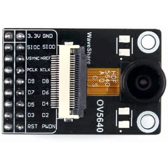 OV5640 Camera Board (B) Image Sensor Module 5 Megapixel (2592x1944) Fisheye Lens to Achieve 170 Degree Diagonal