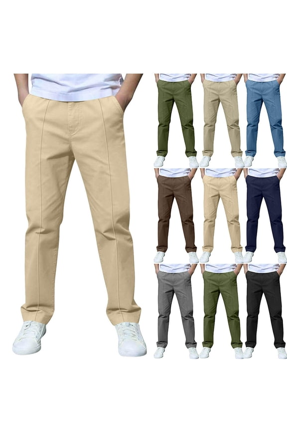Boys Dress Pants School Uniform Pants Boys Solid Pants School Casual Versatile Kids Pants Pants