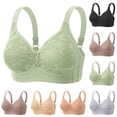 thumbnail image 1 of OVAFBAU Bras for Women Supportive Seamless Push Up Bra T-Shirt Bra Cup Plus Size Lace Wireless Back Closure Breathable Bra Underwears, 1 of 8