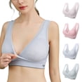 thumbnail image 1 of OVAFBAU Maternity Nursing Bras for Breastfeeding Comfortable Wirefree Adjustable Push Up Removable Padding Maternity Nursing Underwears, 1 of 7
