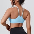 thumbnail image 1 of OVAFBAU Sports Bras for Women High Support Yoga Sports Bra Sleeveless Fitness Tank Top Underwears, 1 of 5