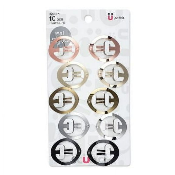 OVAL OPEN CNTR SNAP CLIPS 10CT