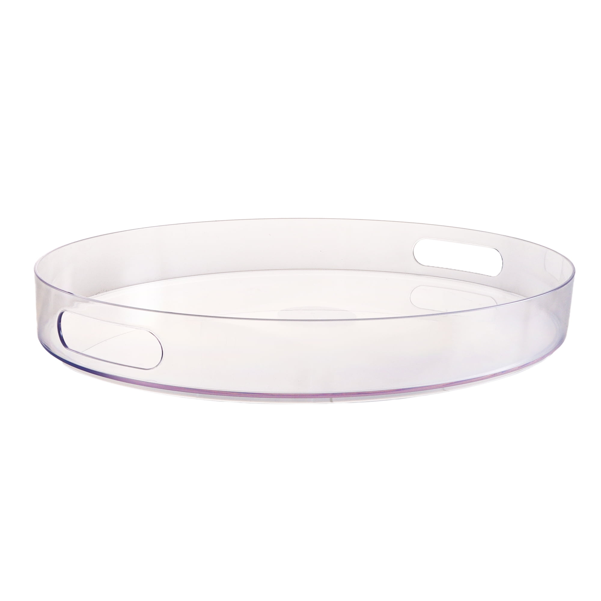 14 x 16.5 IN Clear Oval Plastic Tray, by Way To Celebrate