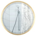 thumbnail image 1 of OVALCREST - London Framed Circle Mirror - Gold Leaf 15 1/8" x 15 1/8", 1 of 7