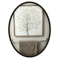 thumbnail image 1 of OVALCREST - London Framed Oval Mirror - Rubbed Black 19 1/8" x 25 1/8", 1 of 7