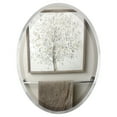 thumbnail image 1 of OVALCREST - London Framed Oval Mirror - Silver Leaf Brown 31 1/8" x 41 1/8", 1 of 7