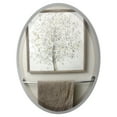 thumbnail image 1 of OVALCREST - London Framed Oval Mirror - Silver Spray 23 1/8" x 29 1/8", 1 of 7