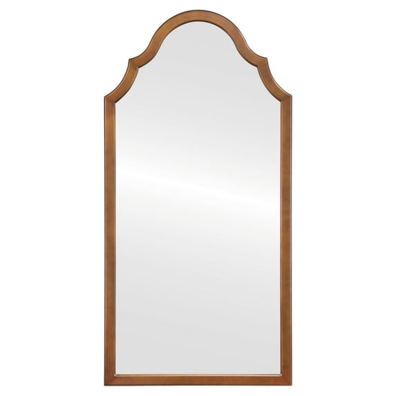 OVALCREST Mifflin Framed Full Length Mirror - Peaks Cathedral - 23.4x47.4 Brown/Gold
