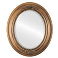 thumbnail image 1 of OVALCREST by The OVALCREST Mirror Store Boston Framed Oval Mirror in Sunset Gold 25x35, 1 of 4