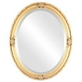 thumbnail image 1 of OVALCREST by The OVALCREST Mirror Store Jefferson Framed Oval Mirror in Antique Gold Leaf 26X32, 1 of 3