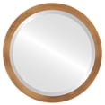 thumbnail image 1 of OVALCREST by The OVALCREST Mirror Store Manhattan Framed Round Mirror in Sunset Gold 15x15, 1 of 4