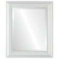 thumbnail image 1 of OVALCREST by The OVALCREST Mirror Store Philadelphia Framed Rectangle Mirror in Linen White 23x27, 1 of 4